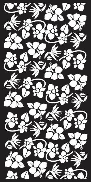 Seamless Floral Pattern for Laser Cutting Free Vector 2 Floral Pattern