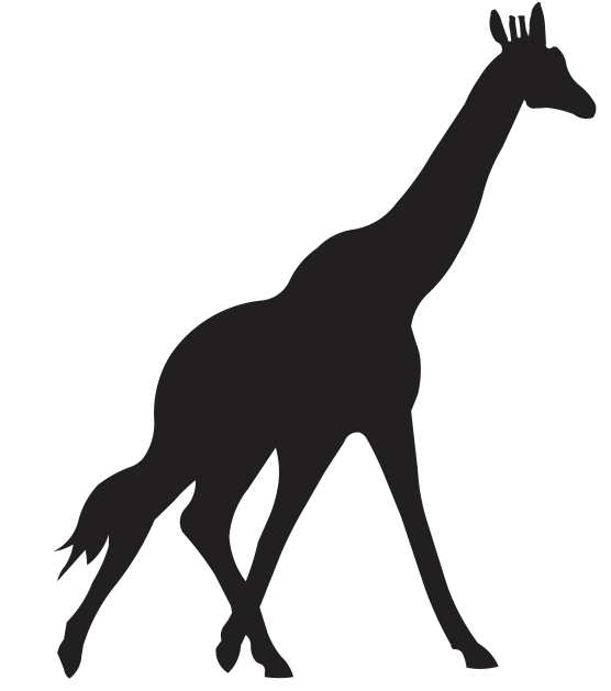 giraffe silhouette