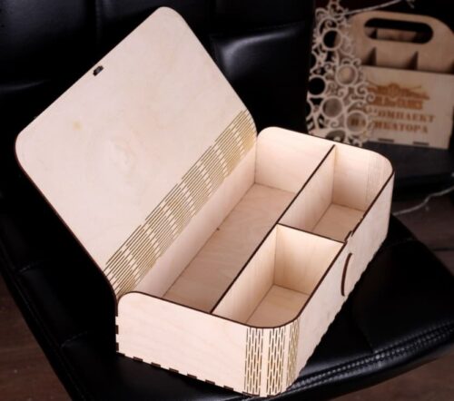 Laser Cut Hinged Box