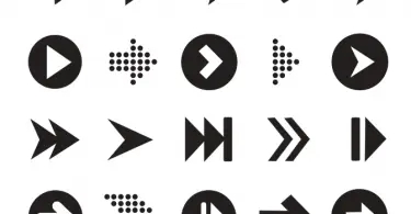 arrow icon vector