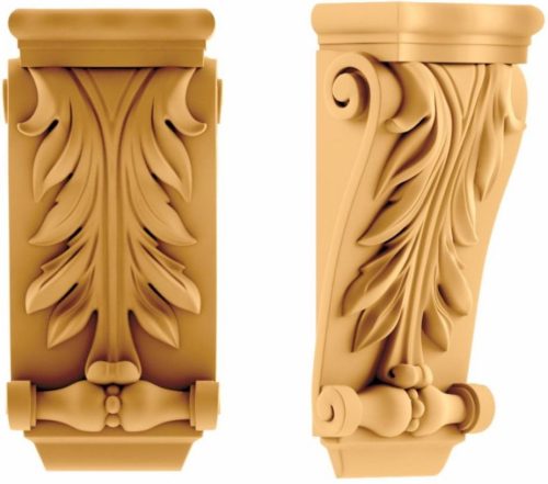 Corbel Wood Carving Free 3d stl files for cnc router