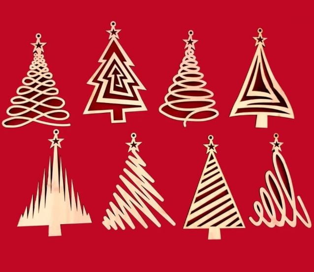 Laser Cut Christmas Tree