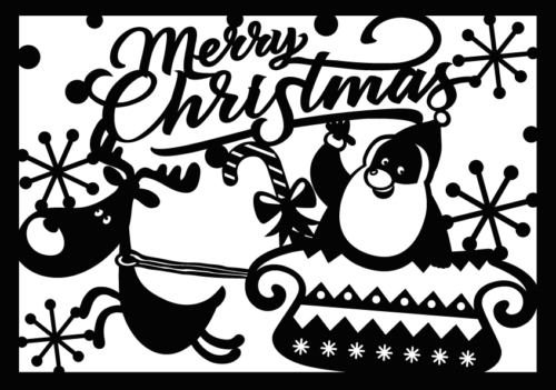 christmas dxf files