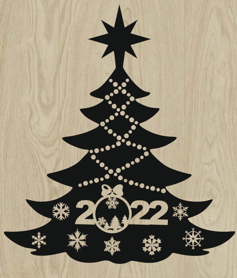 Christmas Tree DXF