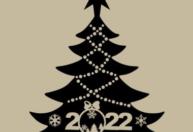 free christmas dxf files for laser cutting
