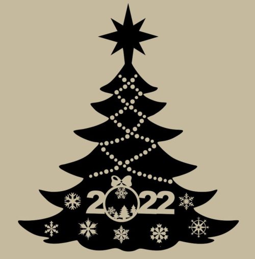 free christmas dxf files for laser cutting