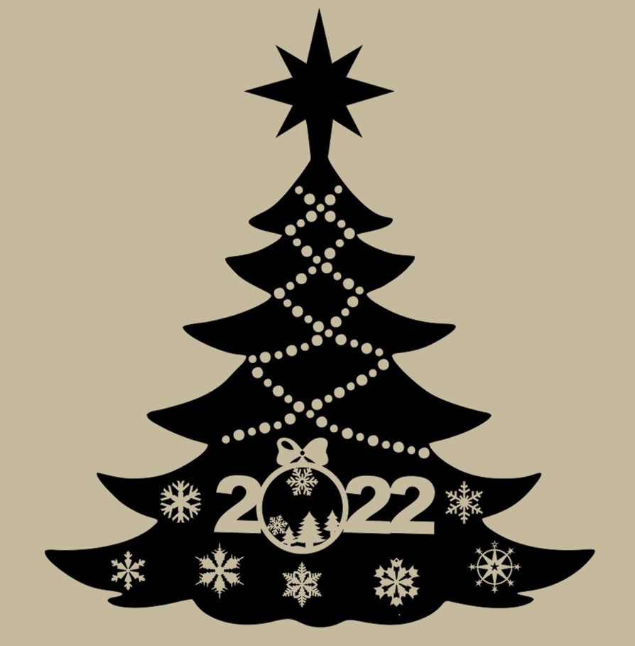  free christmas dxf files for laser cutting