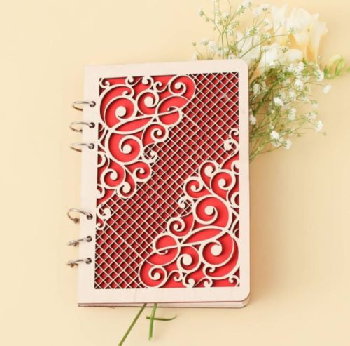 Notebook Covers Free dxf files for laser cutting
