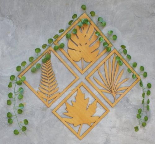 Free Laser Cut Files for Geometric Botanical