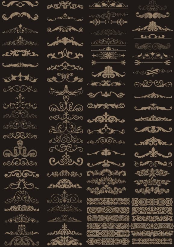 Free Vector Swooshes And Fancy Corner Designs Vector Download