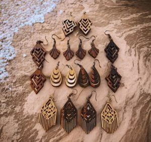  Earrings laser cut template free laser cut svg files 