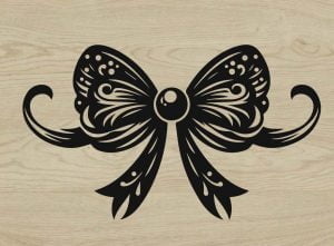 Free Bow SVG - Vector Design for Crafts and Laser Cutting 2 Free Bow SVG - Vector Design for Crafts and Laser Cutting