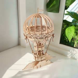 Laser Cut 3D Models Air Balloon templates Free Download 2 Laser Cut 3D Models