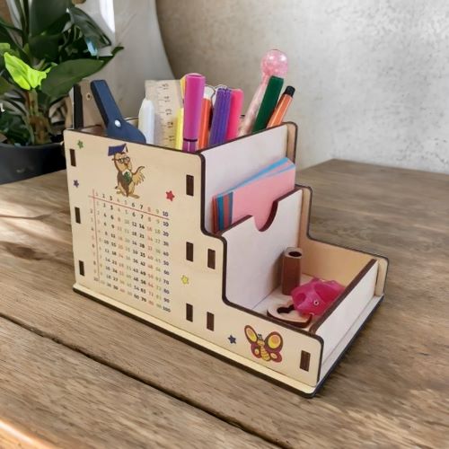 Laser Cut Accessories Organizer Free DXF Files