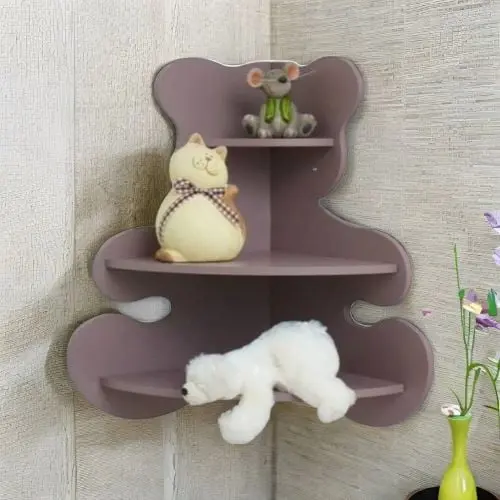 Free CNC File Wood Corner Shelf CNC DXF Files Download