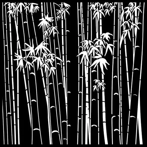 Free CNC Files Bamboo CNC Design For Wood - Free Vector
