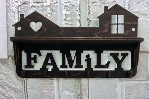 Free Laser SVG Files Keyholder For Laser Cutting