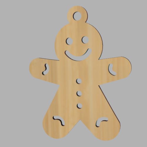 Gingerbread SVG Laser Cut Files for Glowforge & Cricut
