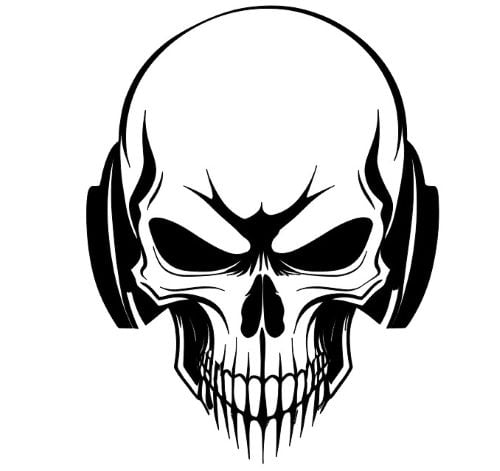 Skull svg free vector Download