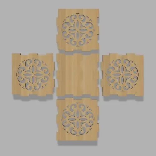 Laser cut Lamp design DXF - free download 3 Laser cut Lamp design DXF download