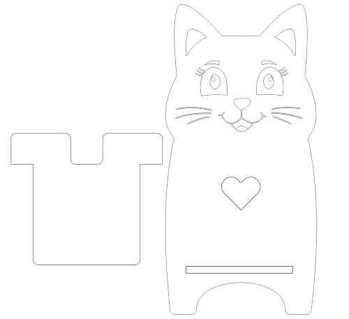 Free Laser Cut Cell Phone Holder Pattern for DIY Projects 4 Laser Cut Cell Phone stand