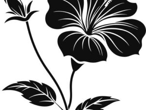Petunias SVG for Laser Cutting