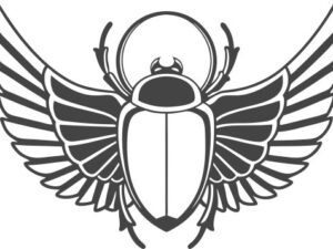 SVG Scarab Wings Vector - Free Laser Cutting Design