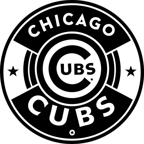 Chicago Cubs Black and White Logo – Free SVG Download 2 Chicago Cubs Black and White Logo – Free SVG Download