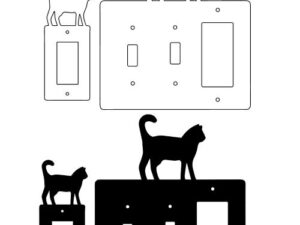 Free Light Switch Cover Plate SVG Files for Laser Cutting