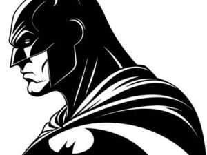 Free Silhouette Batman SVG for Crafts & Laser Cutting