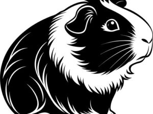 Laser Cut Guinea Pig SVG – Perfect for Cricut & Silhouette
