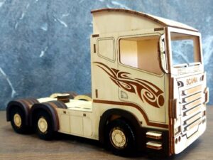 Laser Cut Truck Design – Free CNC DXF File