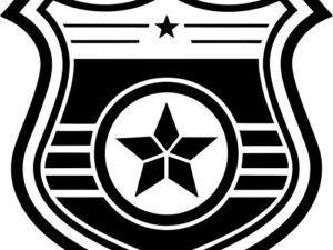 Police Badge Laser File – Free CNC Laser Cut Design