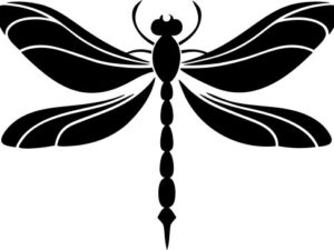 Free Dragonfly SVG - Elegant Design for Laser Cutting
