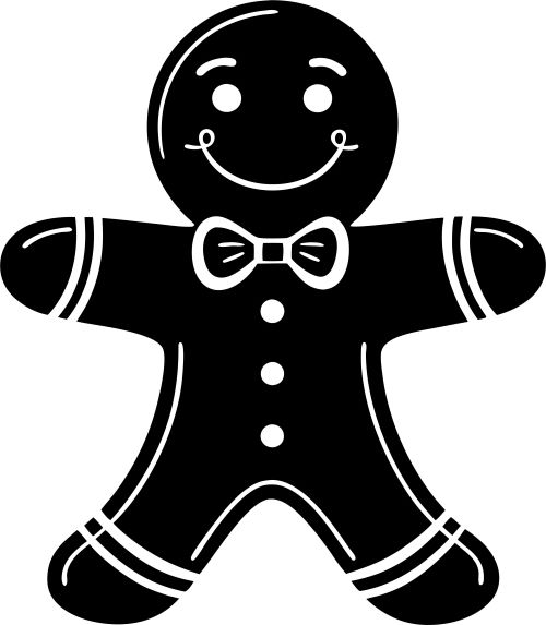 Free Gingerbread SVG - Festive Design for Laser Cutting 2 Free Gingerbread SVG - Festive Design for Laser Cutting